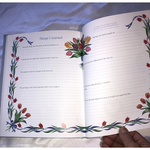 Grandmothers Gift A Memory Book for My Grandchild Family History Journal - Picture 13 of 16